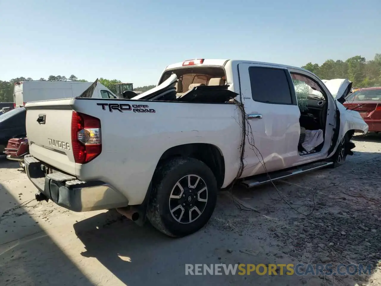 3 Фотография поврежденного автомобиля 5TFFY5F18KX251651 TOYOTA TUNDRA 2019