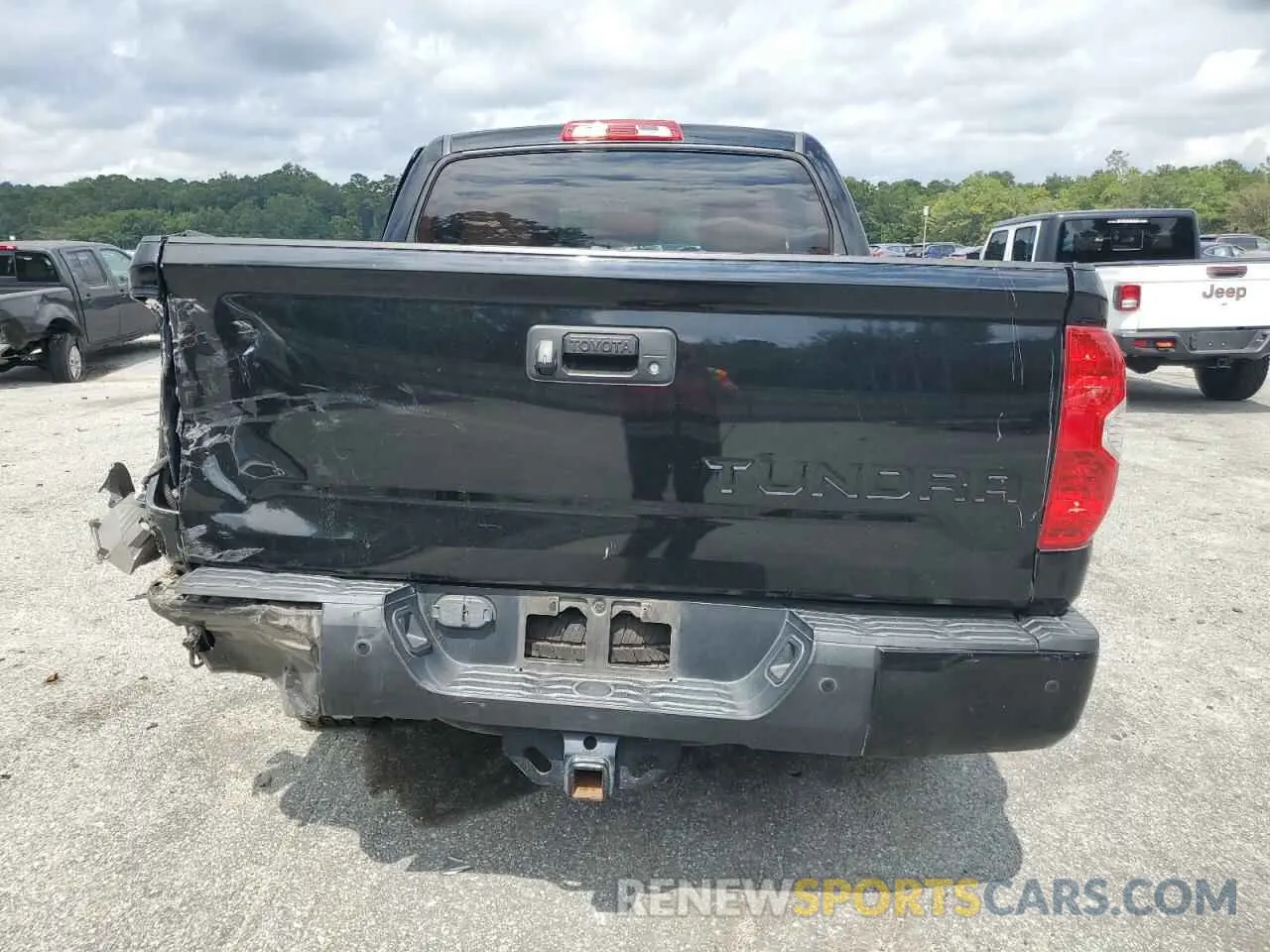 6 Фотография поврежденного автомобиля 5TFGY5F15KX245035 TOYOTA TUNDRA 2019