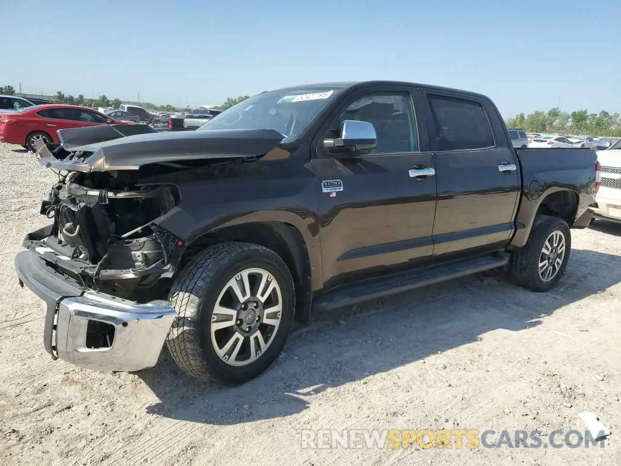 1 Photograph of a damaged car 5TFGY5F16KX248932 TOYOTA TUNDRA 2019