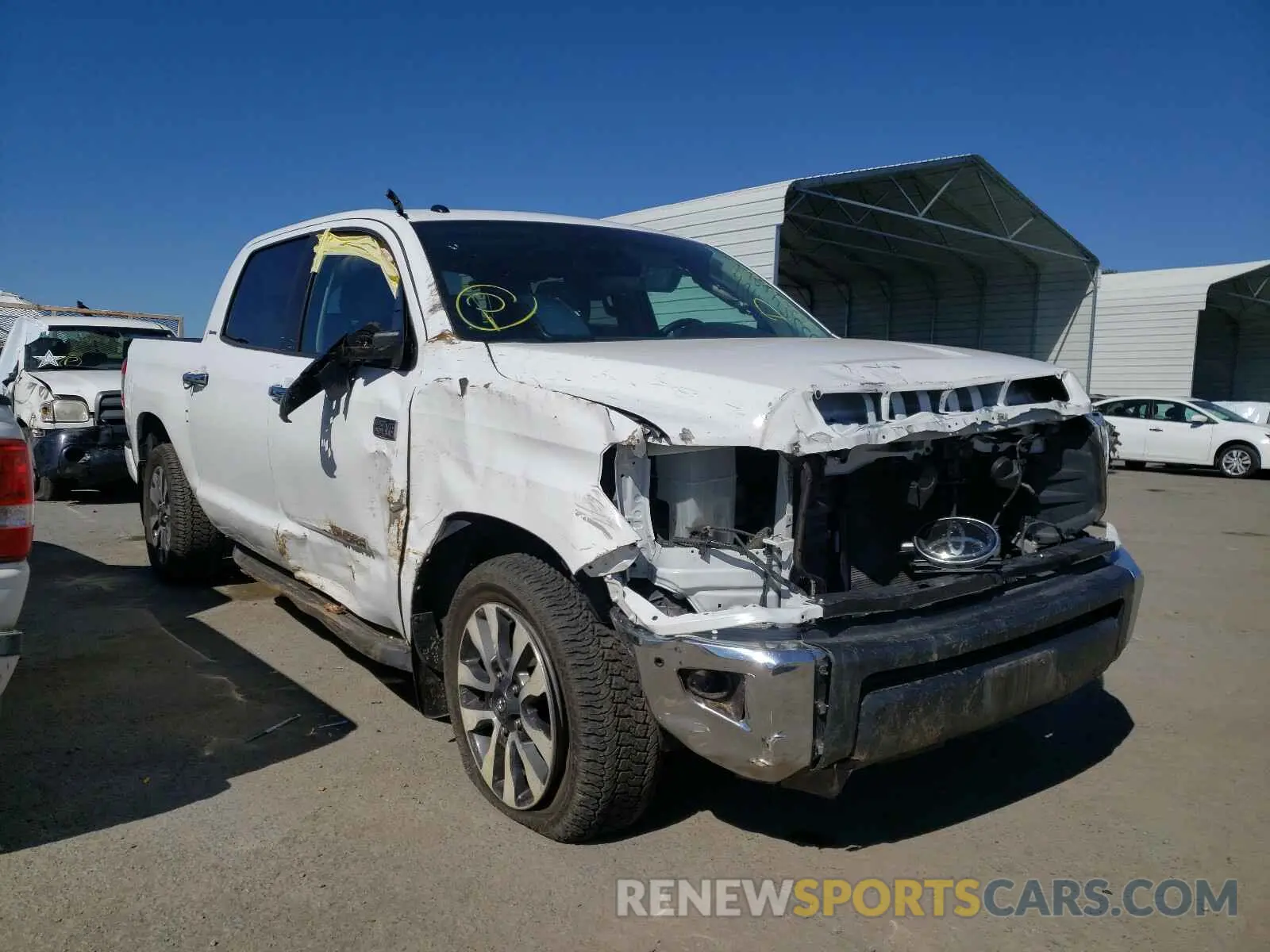 1 Фотография поврежденного автомобиля 5TFHY5F11KX827749 TOYOTA TUNDRA 2019
