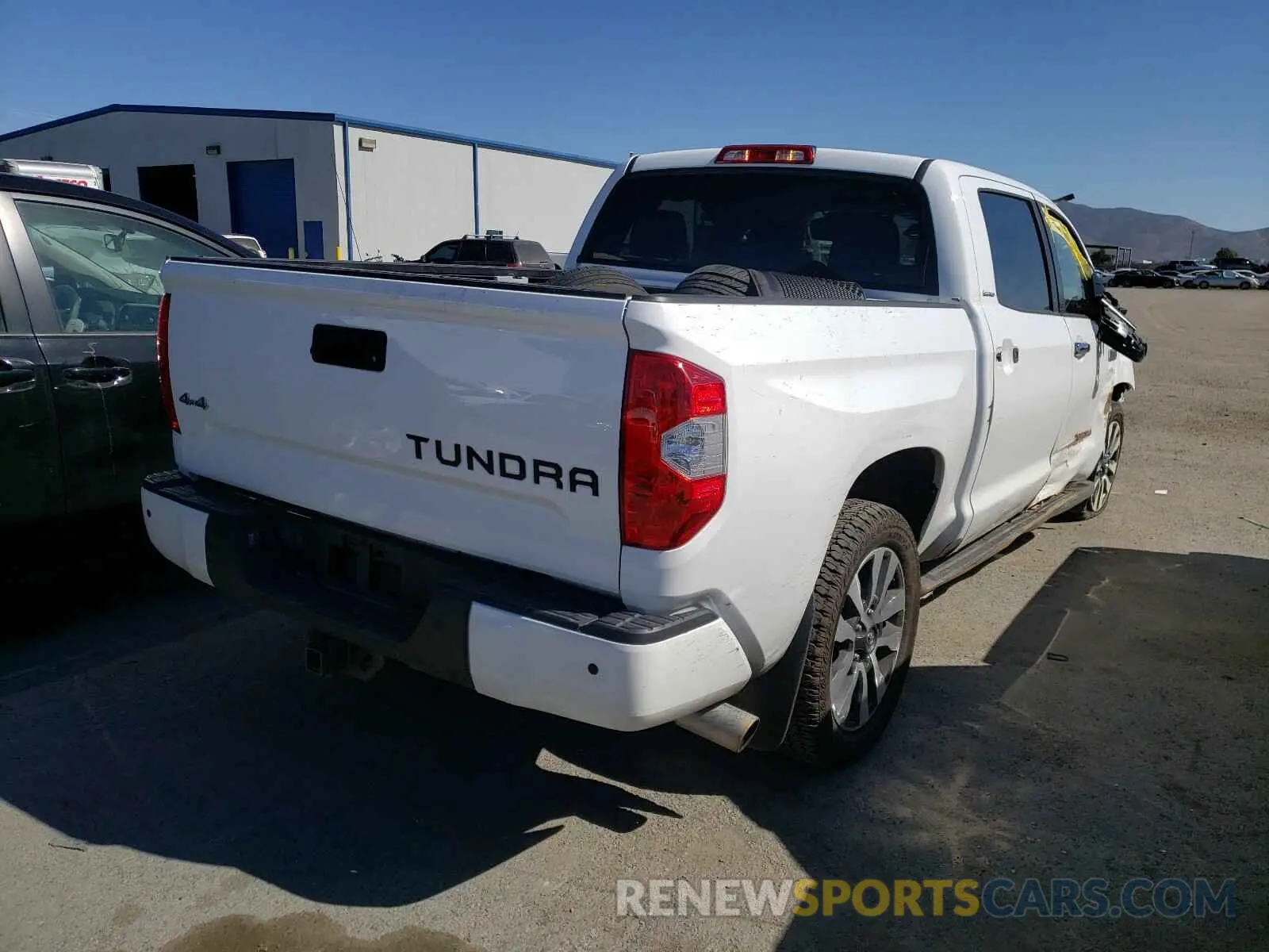 4 Фотография поврежденного автомобиля 5TFHY5F11KX827749 TOYOTA TUNDRA 2019
