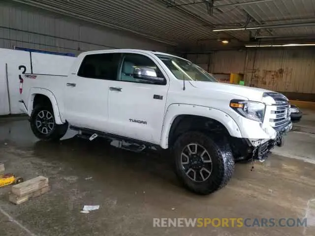 4 Фотография поврежденного автомобиля 5TFHY5F12KX777685 TOYOTA TUNDRA 2019