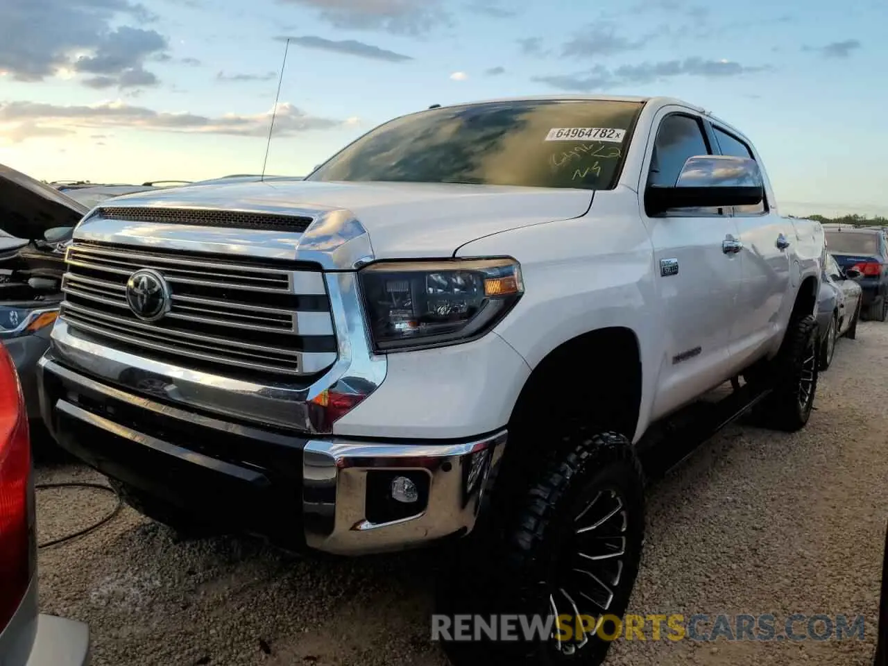 2 Photograph of a damaged car 5TFHY5F12KX793188 TOYOTA TUNDRA 2019