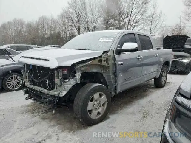1 Photograph of a damaged car 5TFHY5F12KX843832 TOYOTA TUNDRA 2019