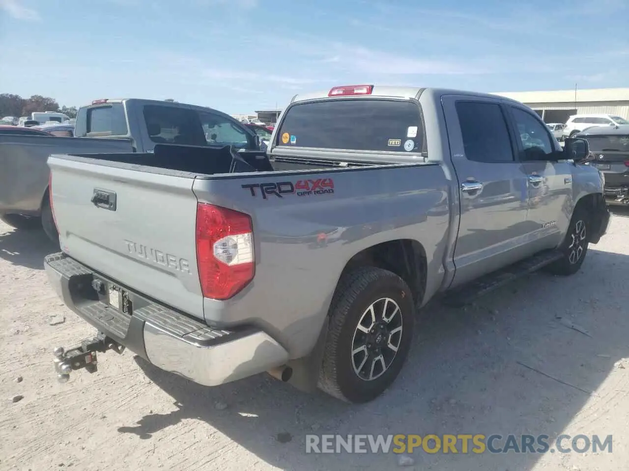 4 Photograph of a damaged car 5TFHY5F17KX844412 TOYOTA TUNDRA 2019