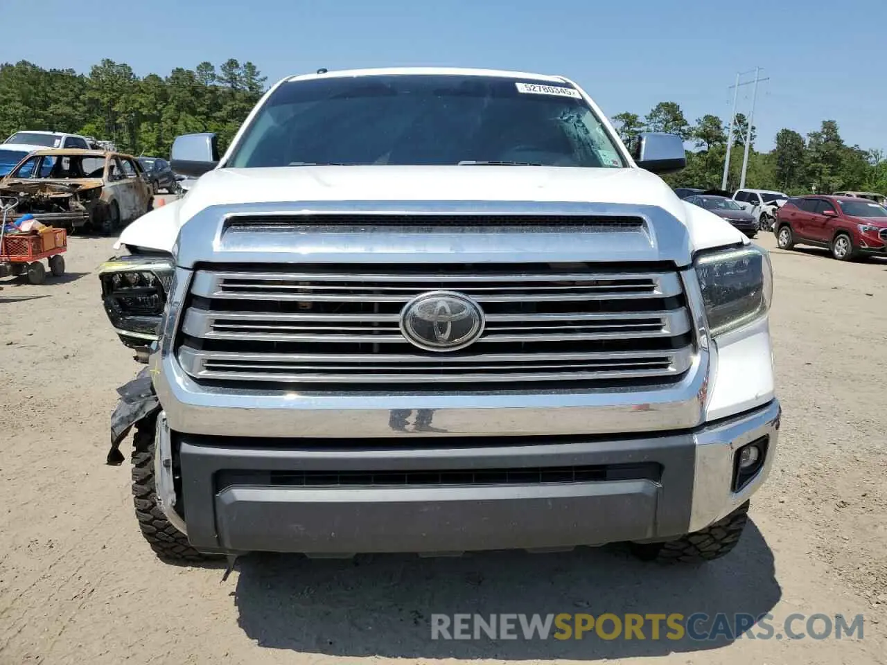 5 Photograph of a damaged car 5TFHY5F17KX858925 TOYOTA TUNDRA 2019