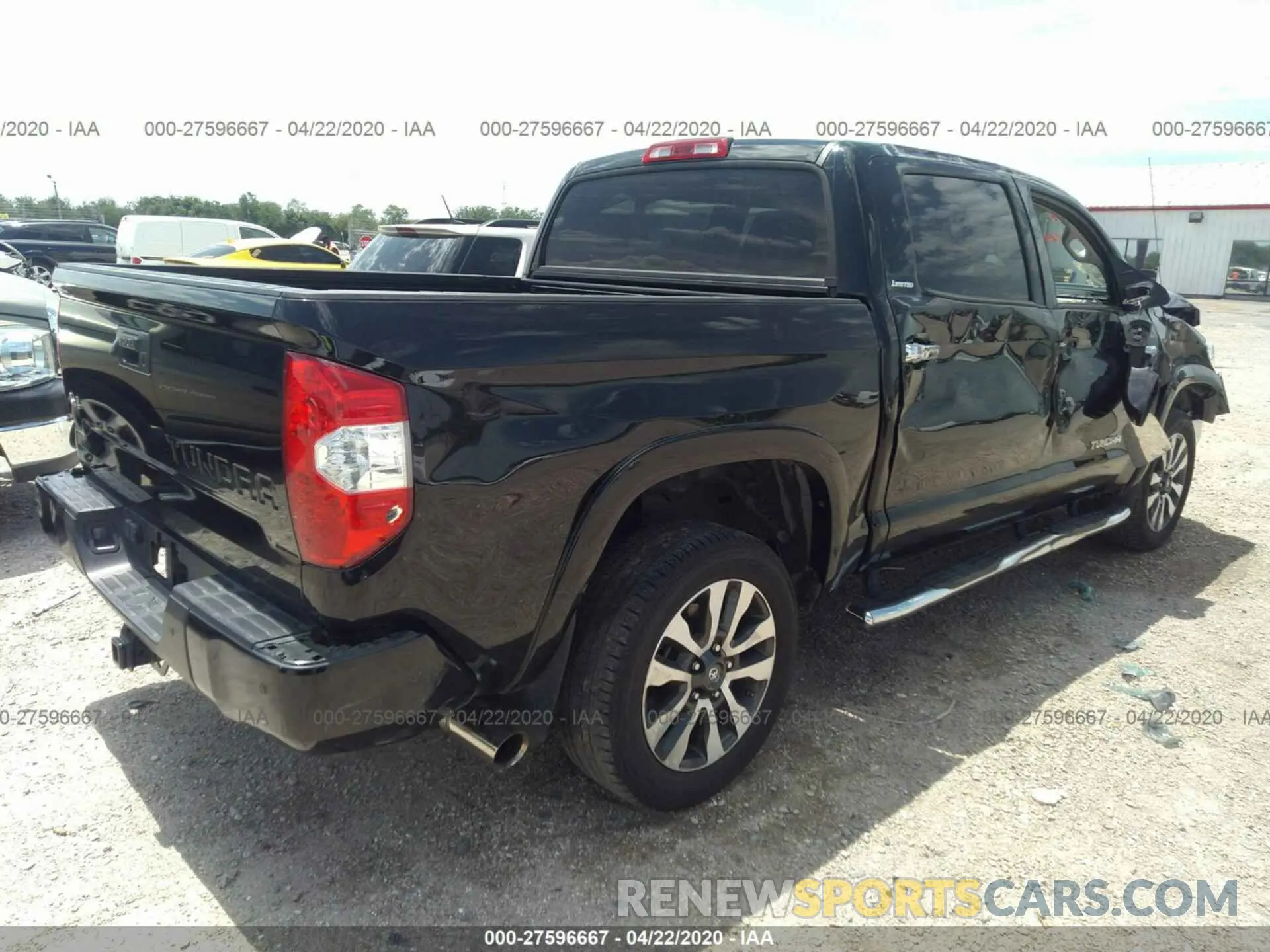4 Photograph of a damaged car 5TFHY5F19KX784892 TOYOTA TUNDRA 2019