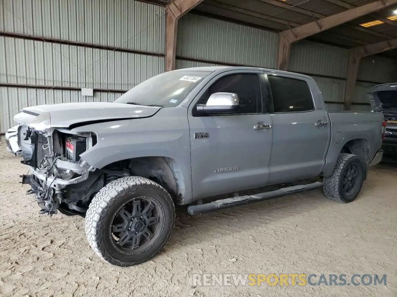 1 Photograph of a damaged car 5TFHY5F19KX792135 TOYOTA TUNDRA 2019