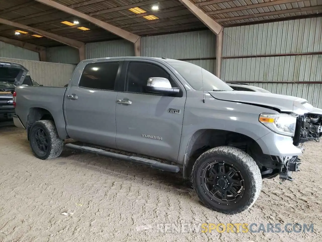 4 Photograph of a damaged car 5TFHY5F19KX792135 TOYOTA TUNDRA 2019