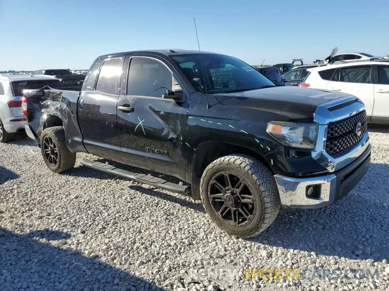 4 Photograph of a damaged car 5TFRM5F11KX136995 TOYOTA TUNDRA 2019