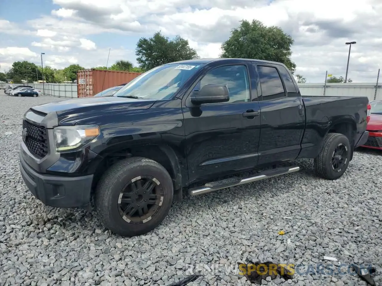 1 Photograph of a damaged car 5TFRM5F15KX141245 TOYOTA TUNDRA 2019