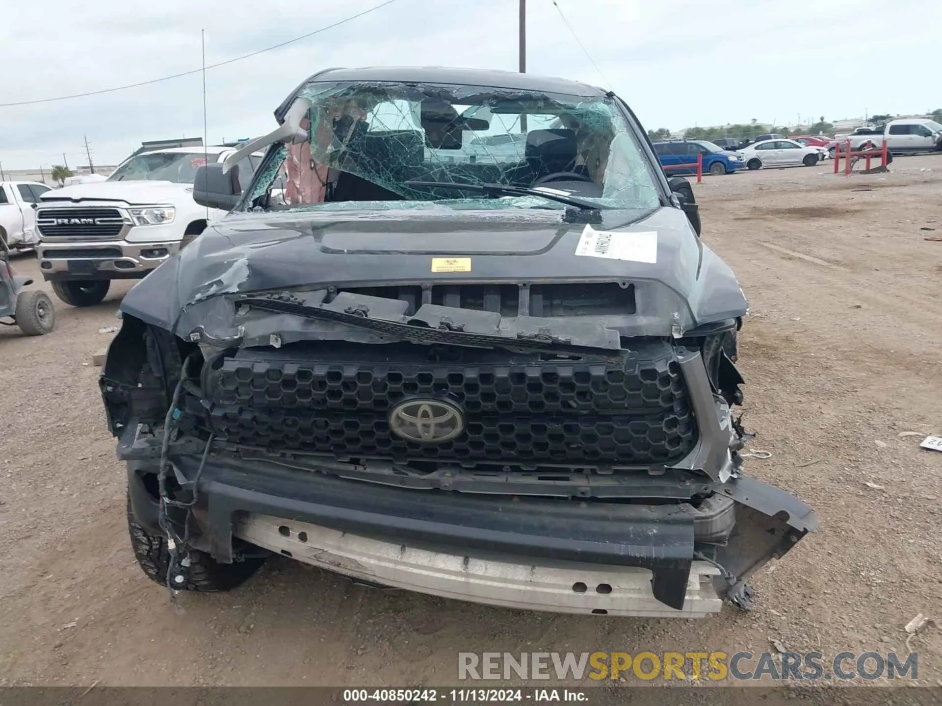 6 Фотография поврежденного автомобиля 5TFRM5F18KX144298 TOYOTA TUNDRA 2019