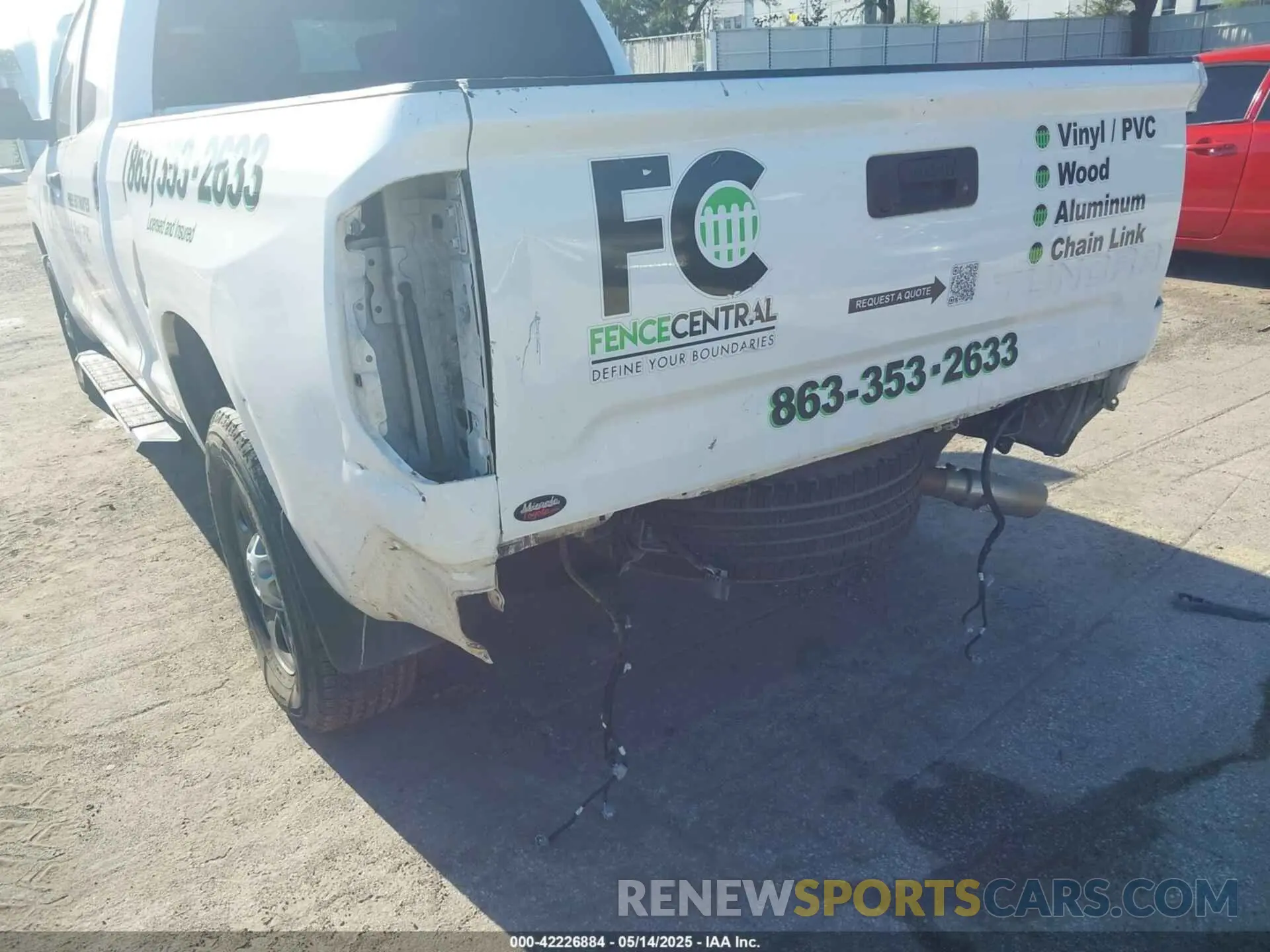 6 Photograph of a damaged car 5TFRM5F1XKX144965 TOYOTA TUNDRA 2019