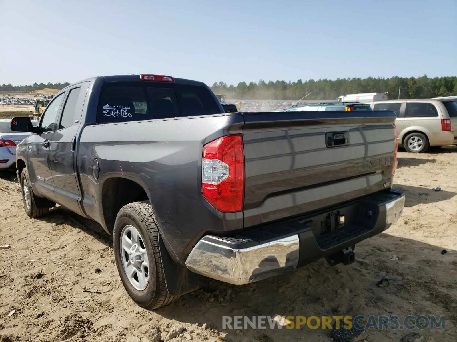 3 Photograph of a damaged car 5TFRY5F12KX255563 TOYOTA TUNDRA 2019
