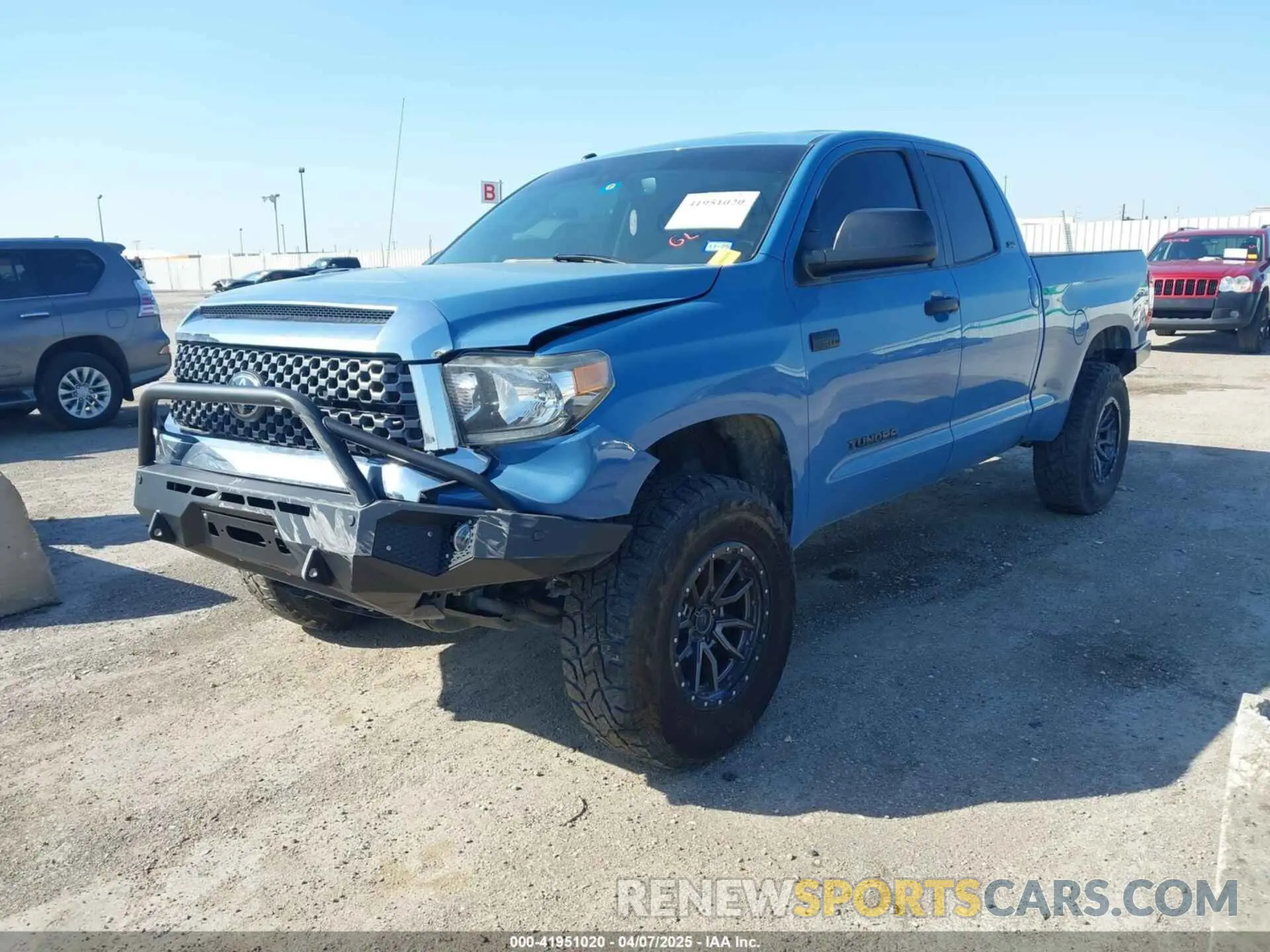 2 Photograph of a damaged car 5TFUW5F19KX787876 TOYOTA TUNDRA 2019