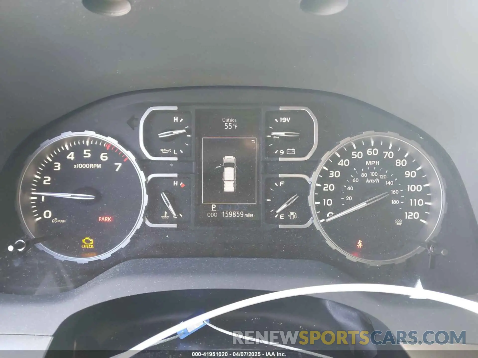 7 Photograph of a damaged car 5TFUW5F19KX787876 TOYOTA TUNDRA 2019