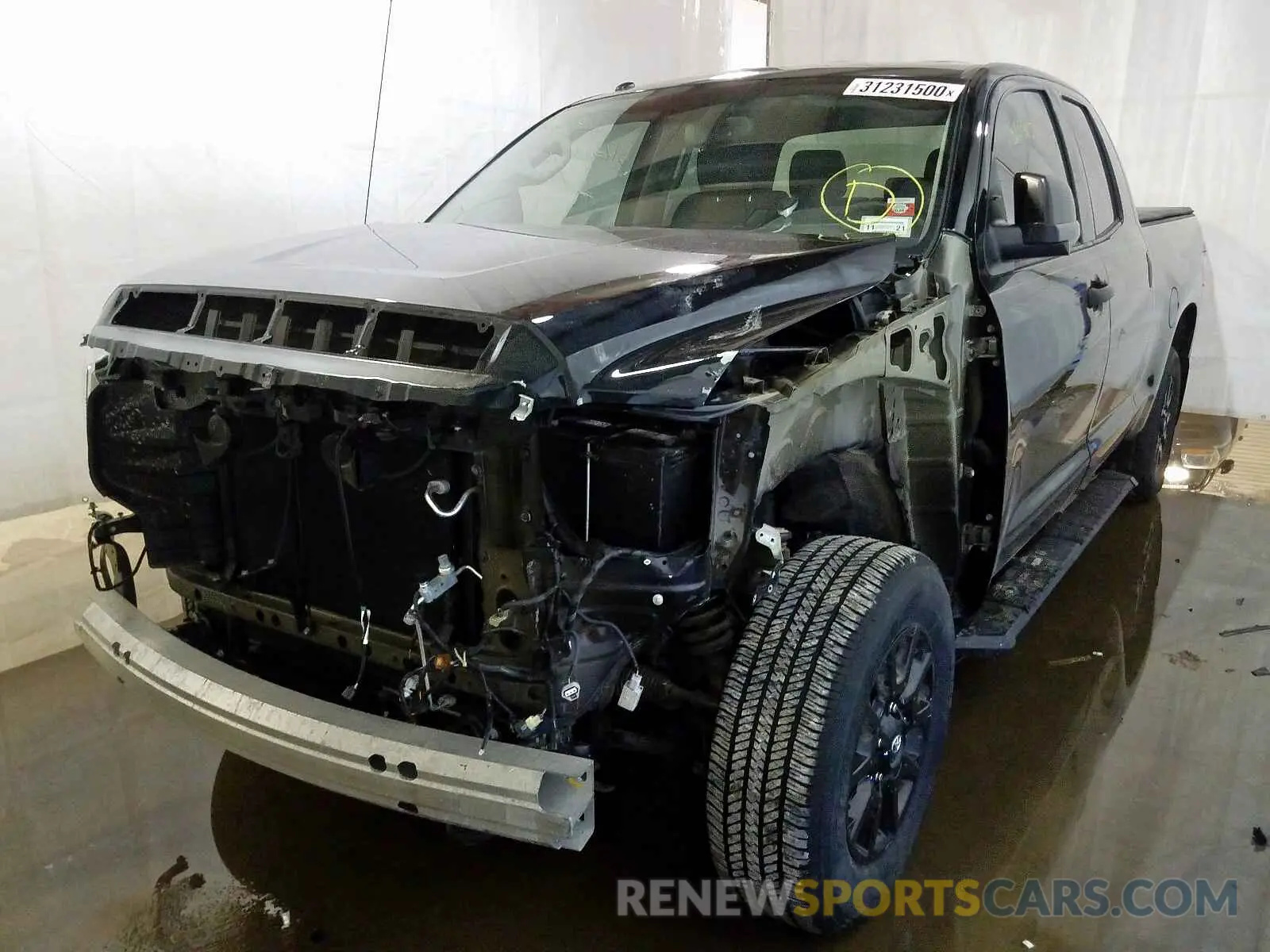 2 Photograph of a damaged car 5TFUW5F1XKX822361 TOYOTA TUNDRA 2019