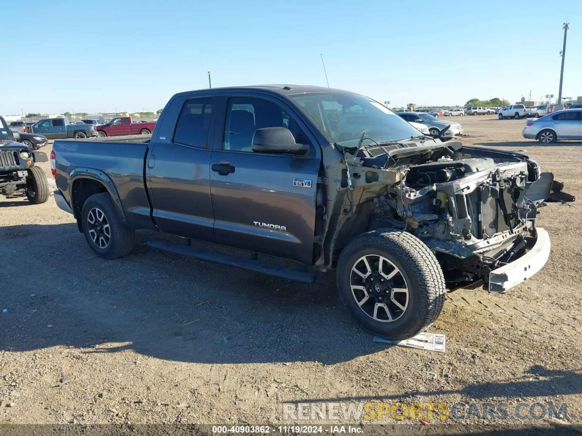 1 Фотография поврежденного автомобиля 5TFUY5F18KX789791 TOYOTA TUNDRA 2019