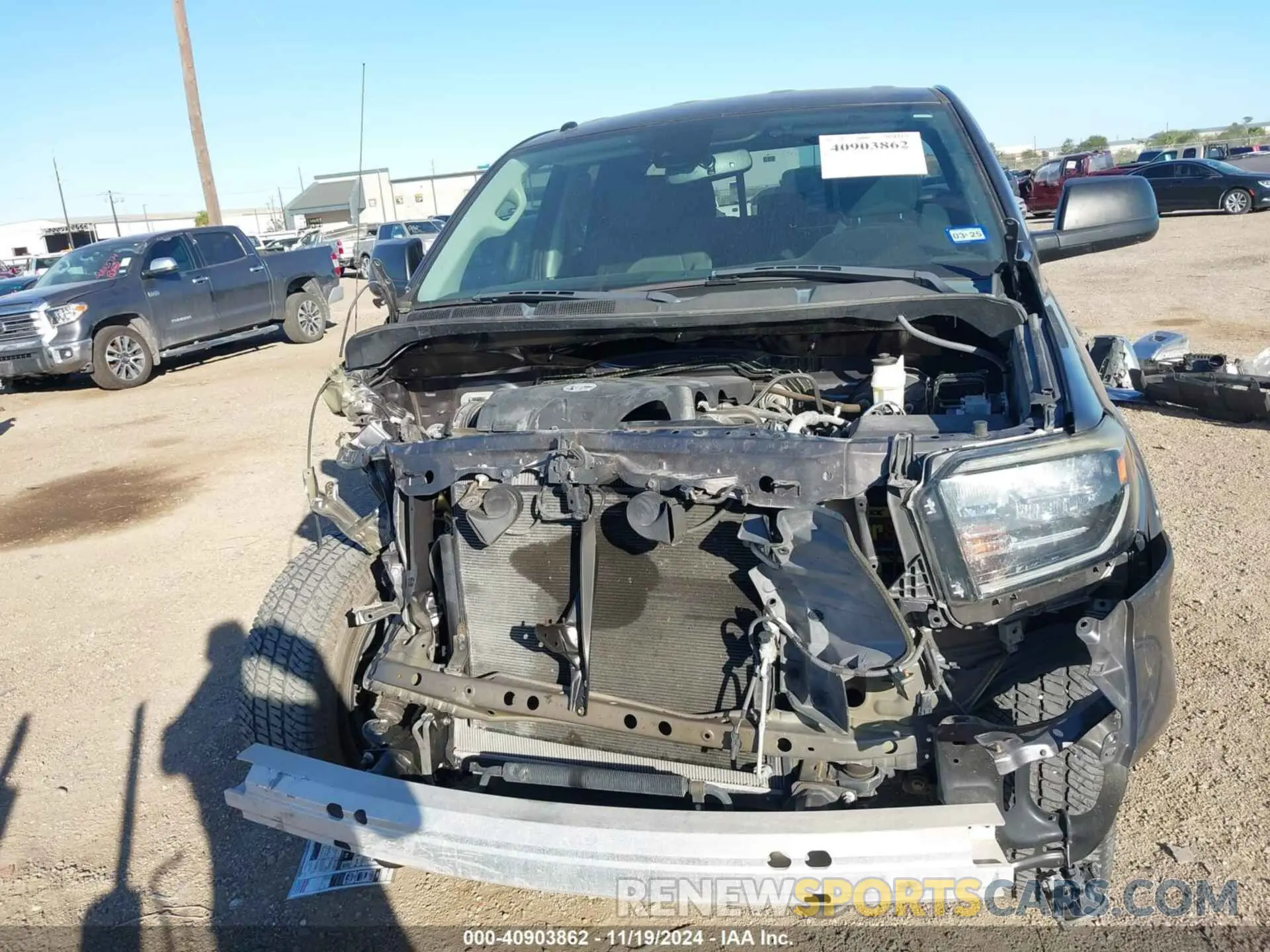 6 Фотография поврежденного автомобиля 5TFUY5F18KX789791 TOYOTA TUNDRA 2019