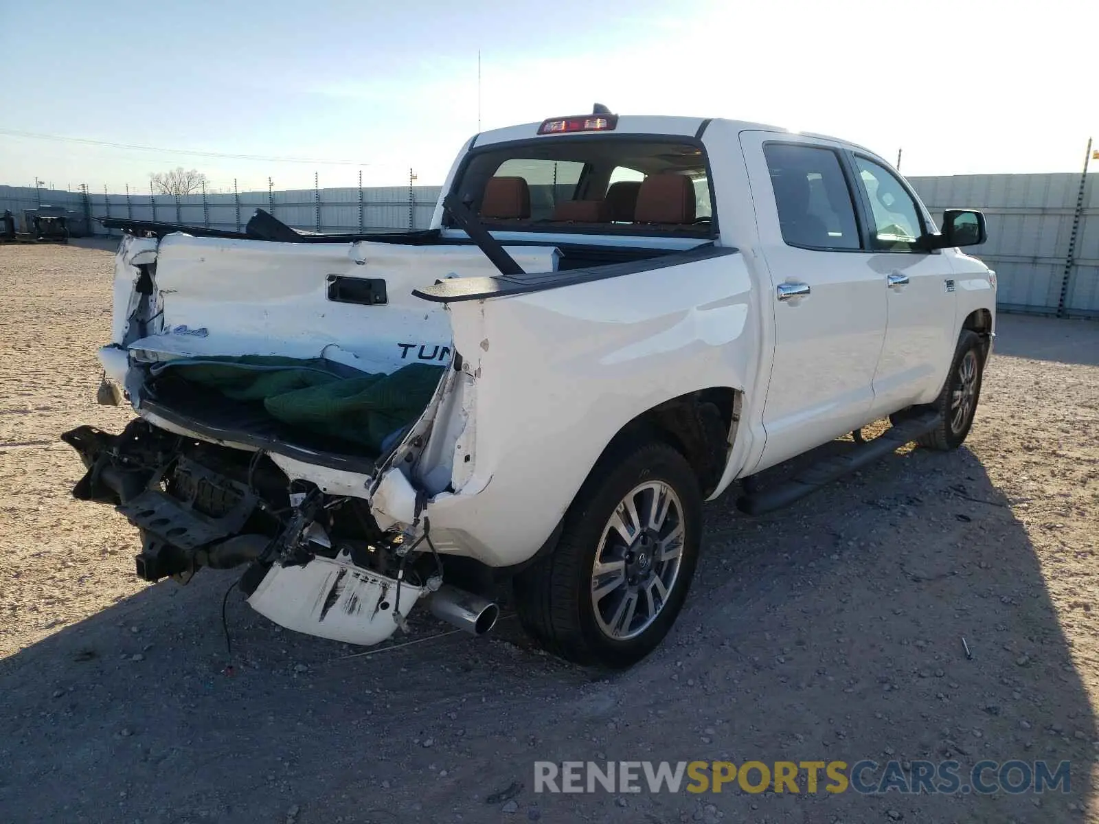 4 Photograph of a damaged car 5TFAY5F12LX902929 TOYOTA TUNDRA 2020