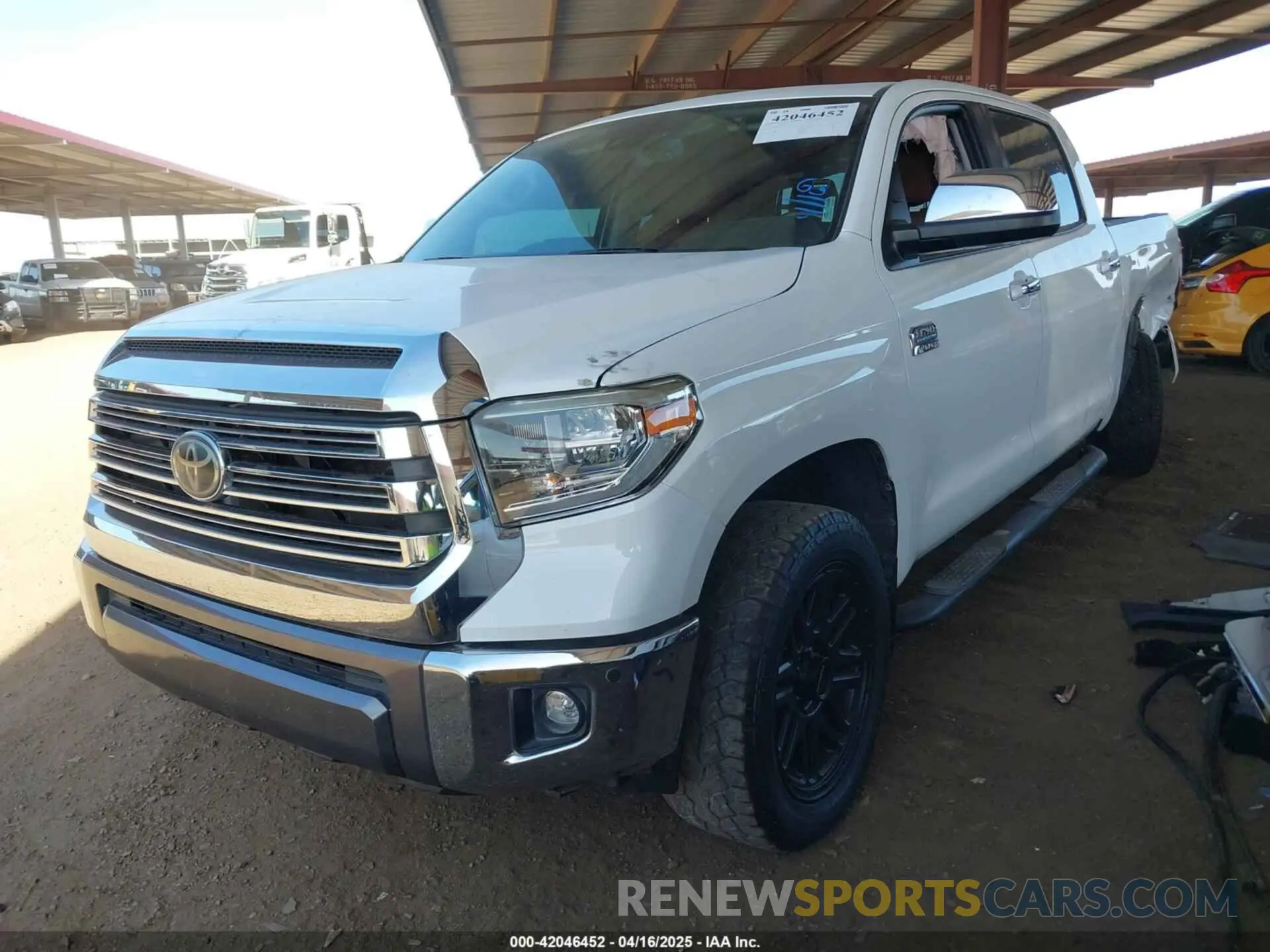 2 Photograph of a damaged car 5TFAY5F19LX935555 TOYOTA TUNDRA 2020