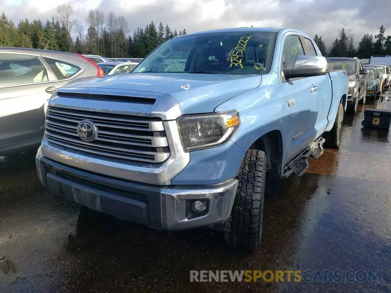 2 Photograph of a damaged car 5TFBY5F13LX940593 TOYOTA TUNDRA 2020