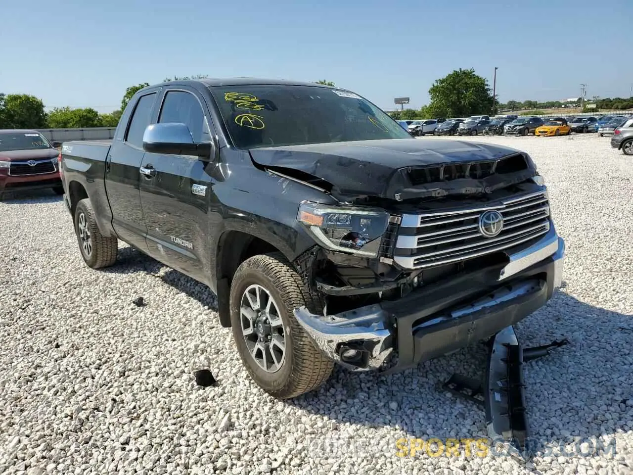 1 Photograph of a damaged car 5TFBY5F17LX903563 TOYOTA TUNDRA 2020