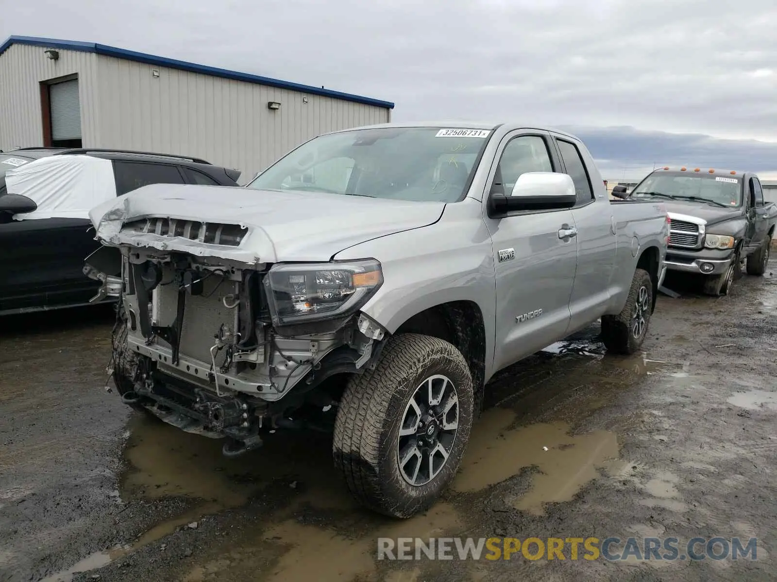 2 Photograph of a damaged car 5TFBY5F17LX913221 TOYOTA TUNDRA 2020
