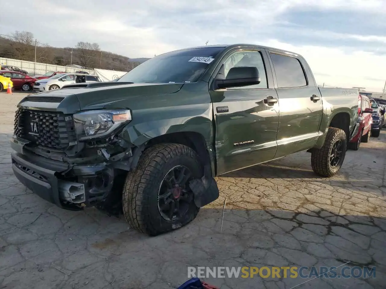 1 Photograph of a damaged car 5TFDY5F13LX894580 TOYOTA TUNDRA 2020