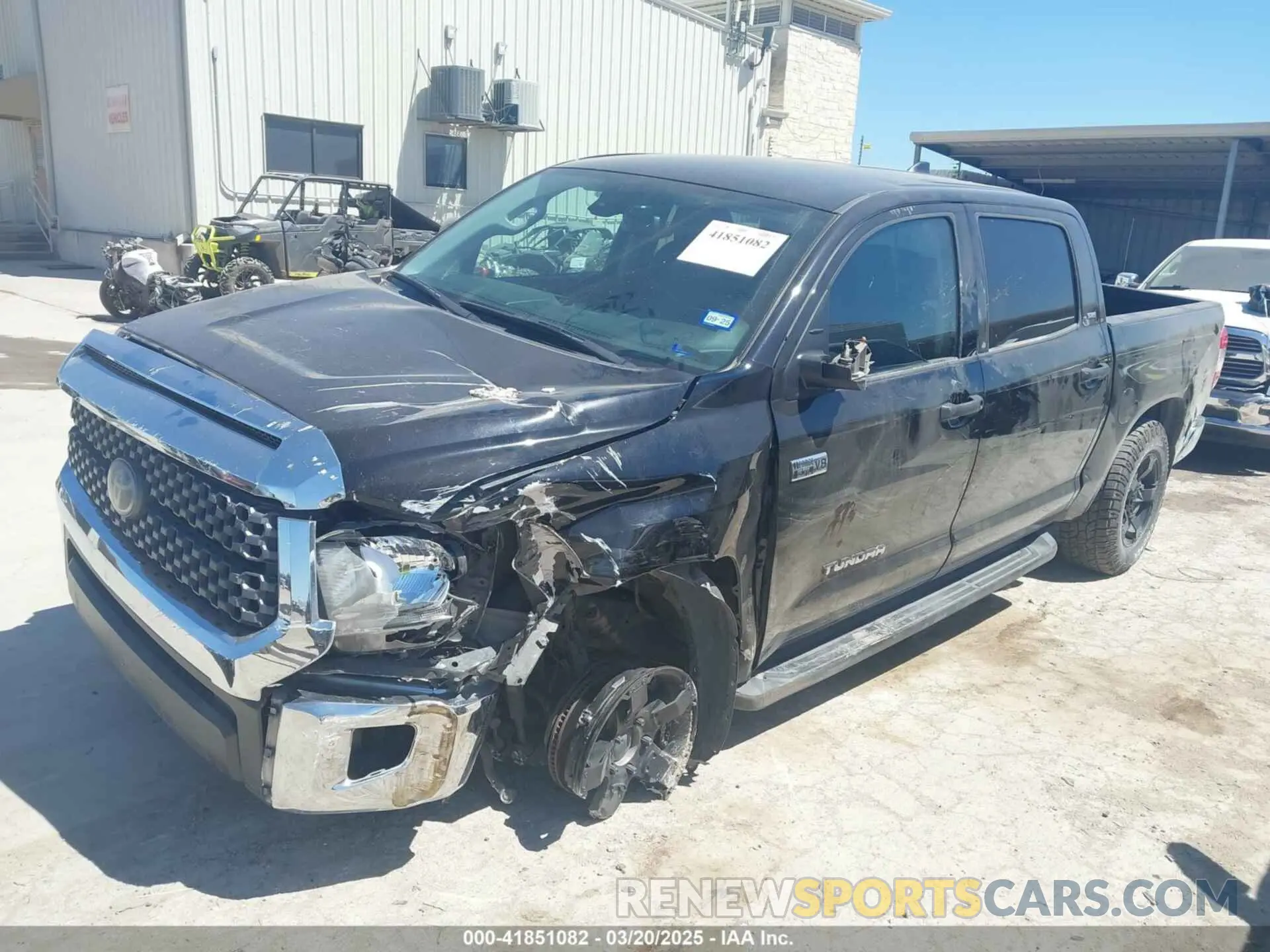 2 Photograph of a damaged car 5TFDY5F15LX908821 TOYOTA TUNDRA 2020