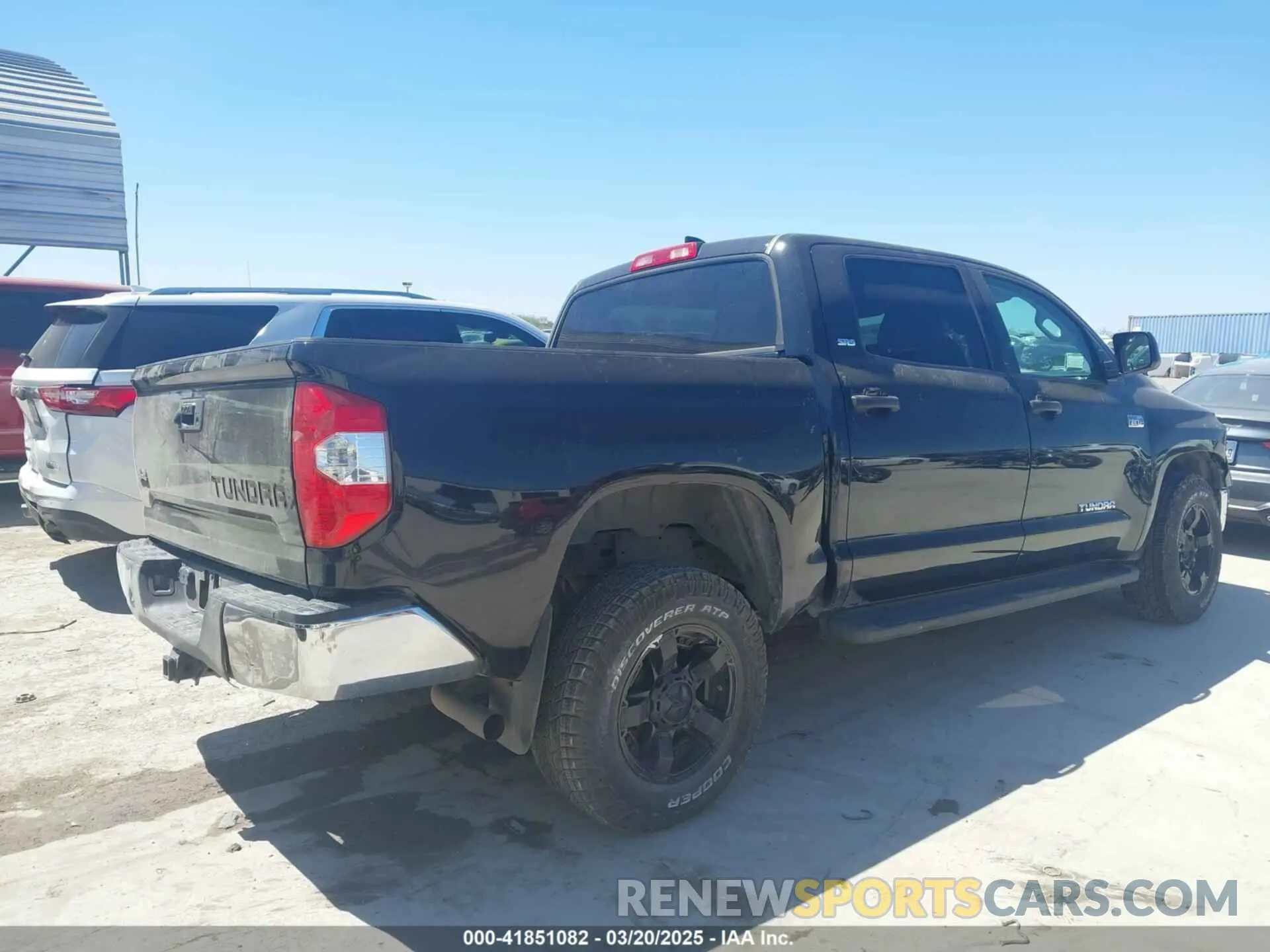 4 Photograph of a damaged car 5TFDY5F15LX908821 TOYOTA TUNDRA 2020