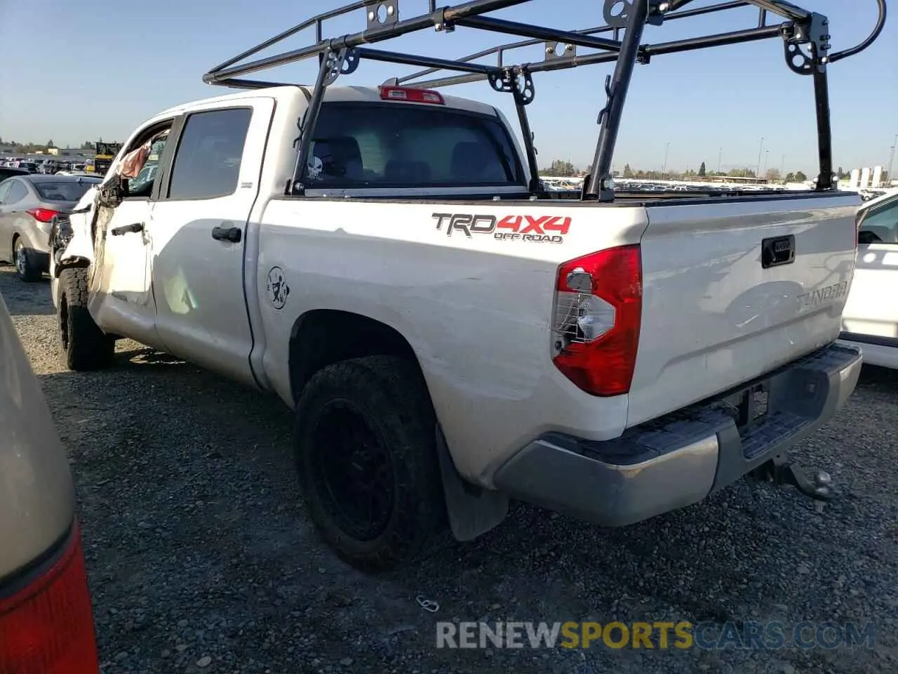 2 Photograph of a damaged car 5TFDY5F15LX942161 TOYOTA TUNDRA 2020
