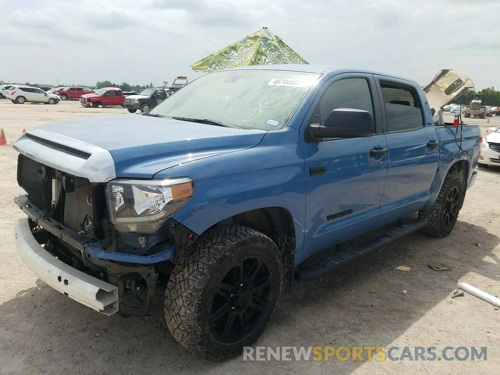 2 Photograph of a damaged car 5TFDY5F18LX874373 TOYOTA TUNDRA 2020