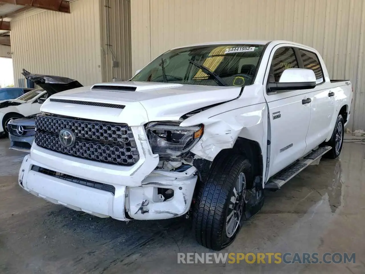 2 Photograph of a damaged car 5TFEY5F13LX263073 TOYOTA TUNDRA 2020