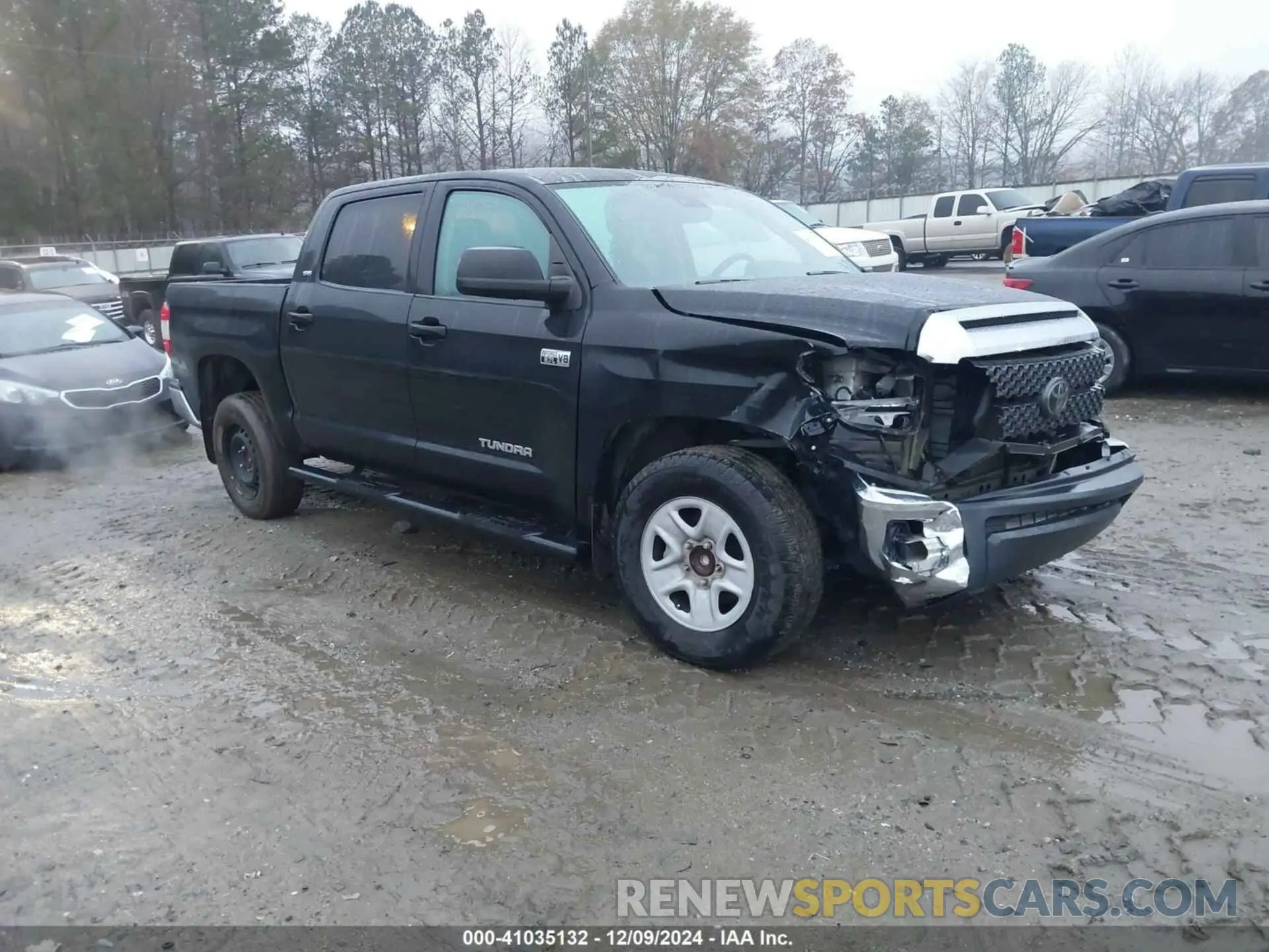 1 Photograph of a damaged car 5TFEY5F1XLX259960 TOYOTA TUNDRA 2020