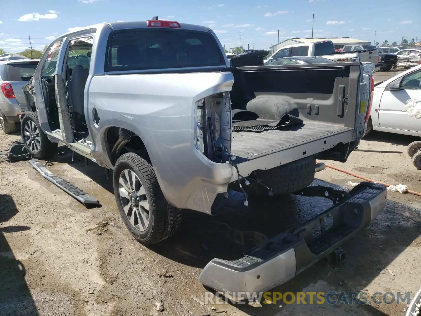3 Photograph of a damaged car 5TFFY5F12LX257608 TOYOTA TUNDRA 2020