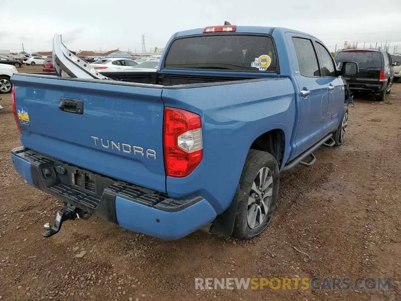 4 Фотография поврежденного автомобиля 5TFHY5F11LX930980 TOYOTA TUNDRA 2020