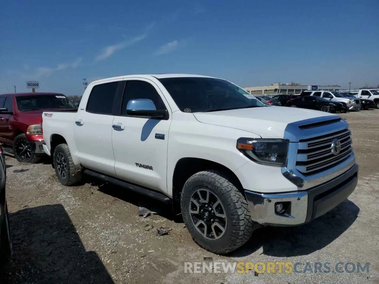 4 Фотография поврежденного автомобиля 5TFHY5F13LX946291 TOYOTA TUNDRA 2020