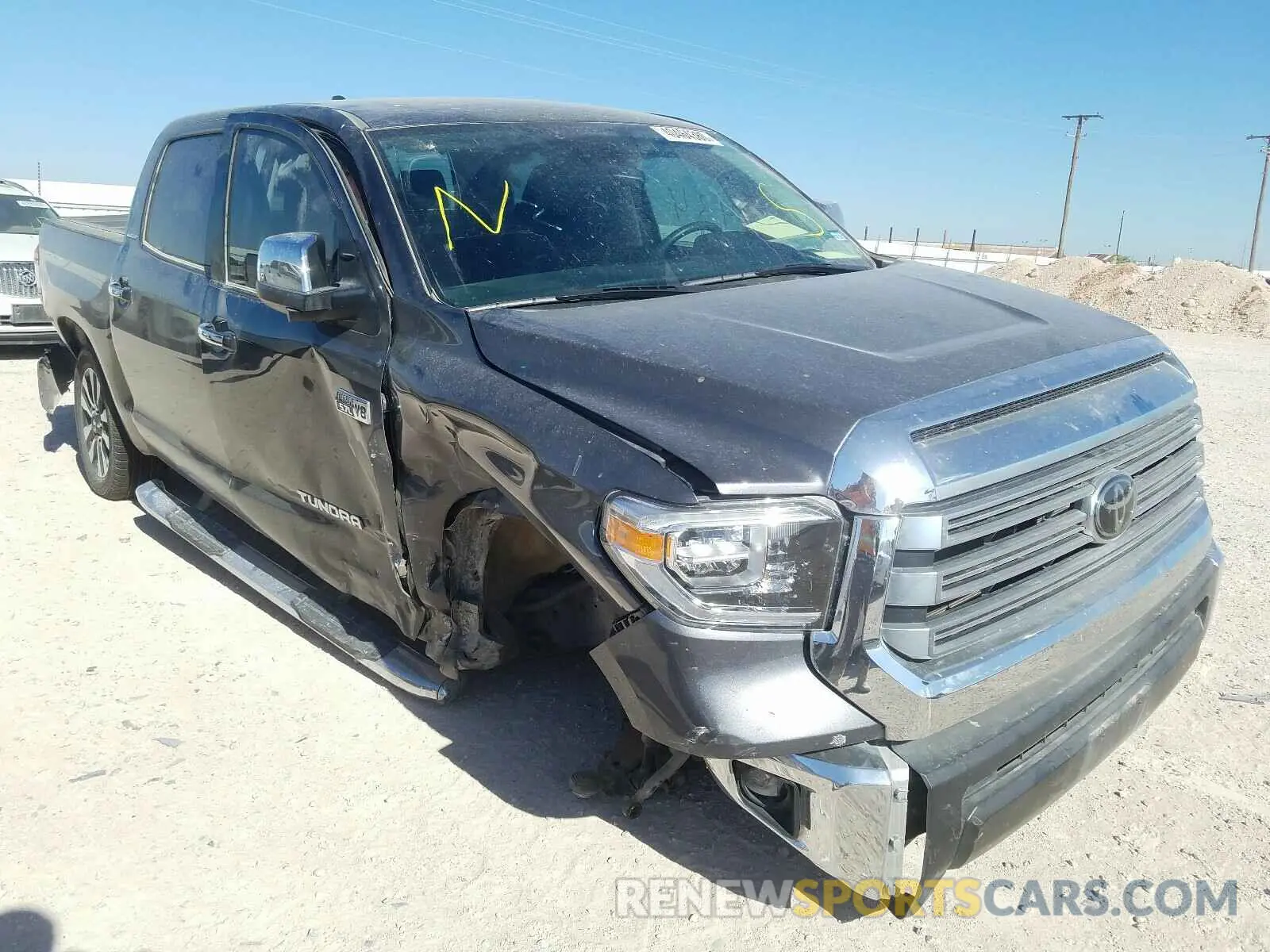1 Photograph of a damaged car 5TFHY5F16LX888869 TOYOTA TUNDRA 2020