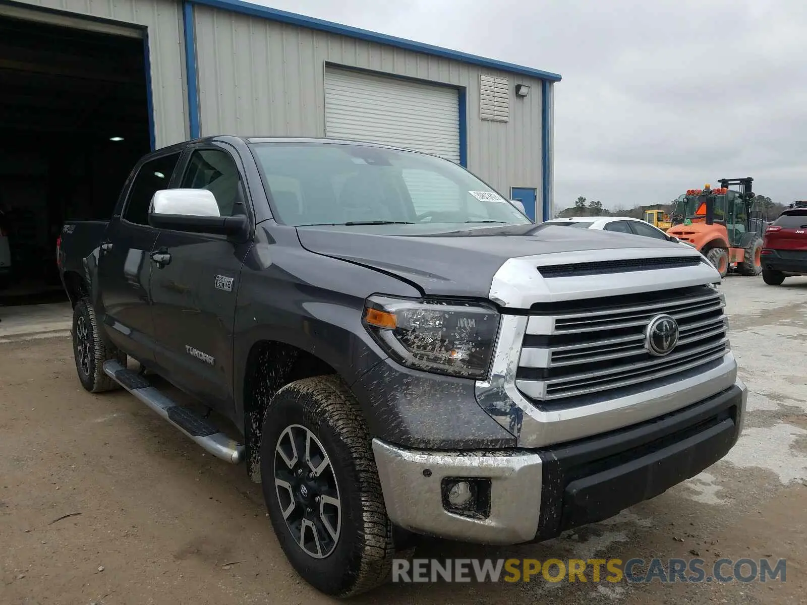 1 Photograph of a damaged car 5TFHY5F16LX954160 TOYOTA TUNDRA 2020