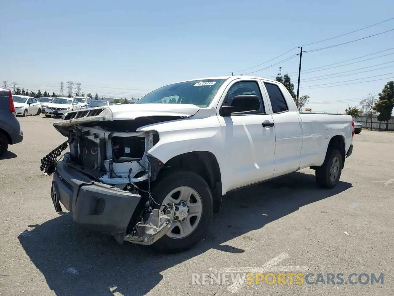 1 Photograph of a damaged car 5TFTY5F17LX011477 TOYOTA TUNDRA 2020