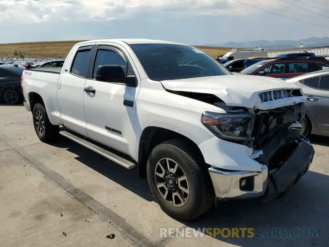4 Photograph of a damaged car 5TFUY5F15LX941754 TOYOTA TUNDRA 2020