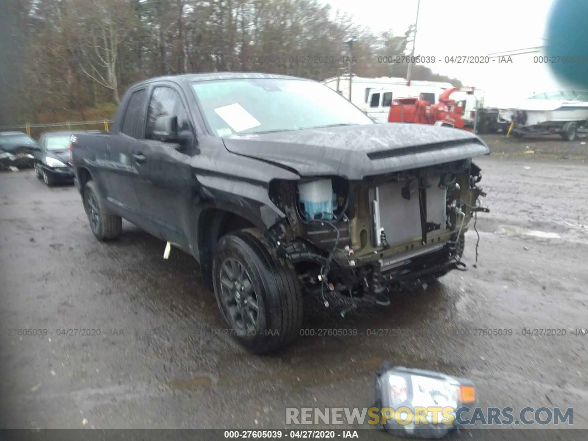 1 Photograph of a damaged car 5TFUY5F1XLX870910 TOYOTA TUNDRA 2020