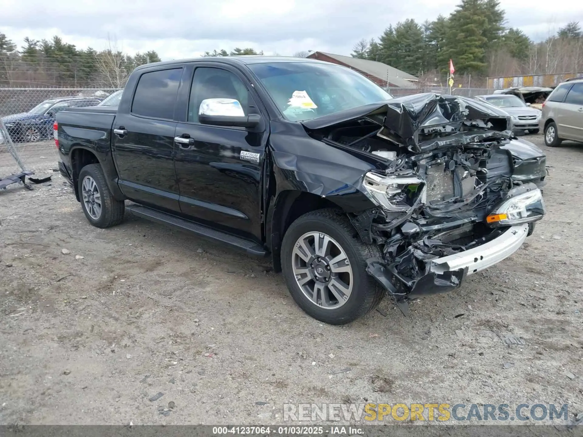 1 Photograph of a damaged car 5TFAY5F12MX046548 TOYOTA TUNDRA 2021