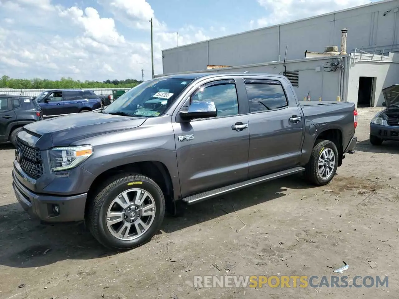 1 Photograph of a damaged car 5TFAY5F18MX973943 TOYOTA TUNDRA 2021