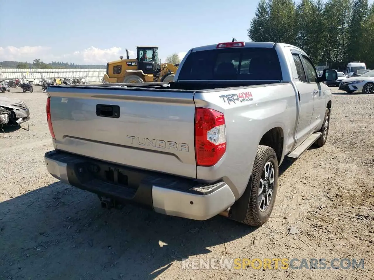 4 Фотография поврежденного автомобиля 5TFBY5F11MX976655 TOYOTA TUNDRA 2021