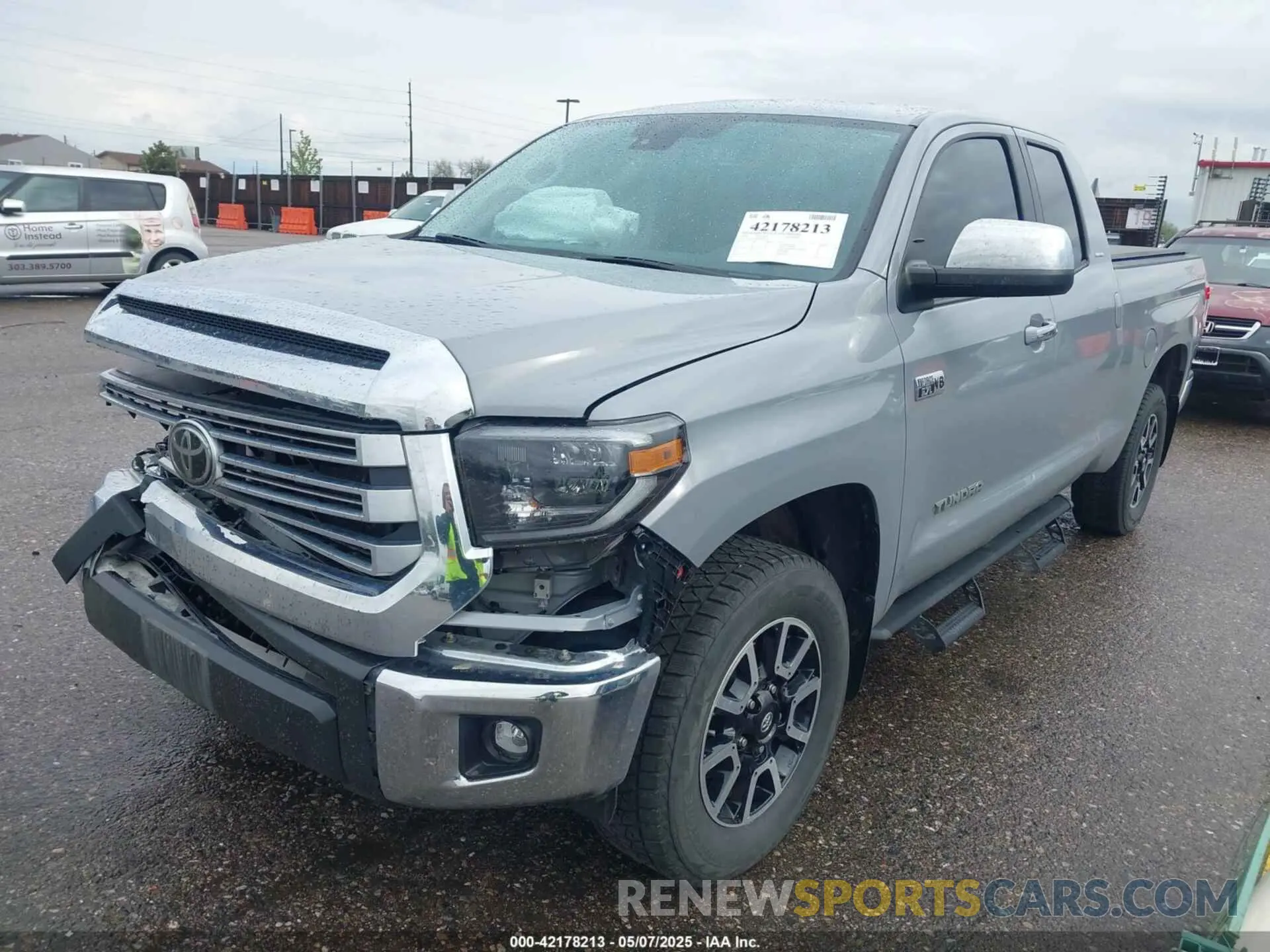 2 Photograph of a damaged car 5TFBY5F18MX042671 TOYOTA TUNDRA 2021