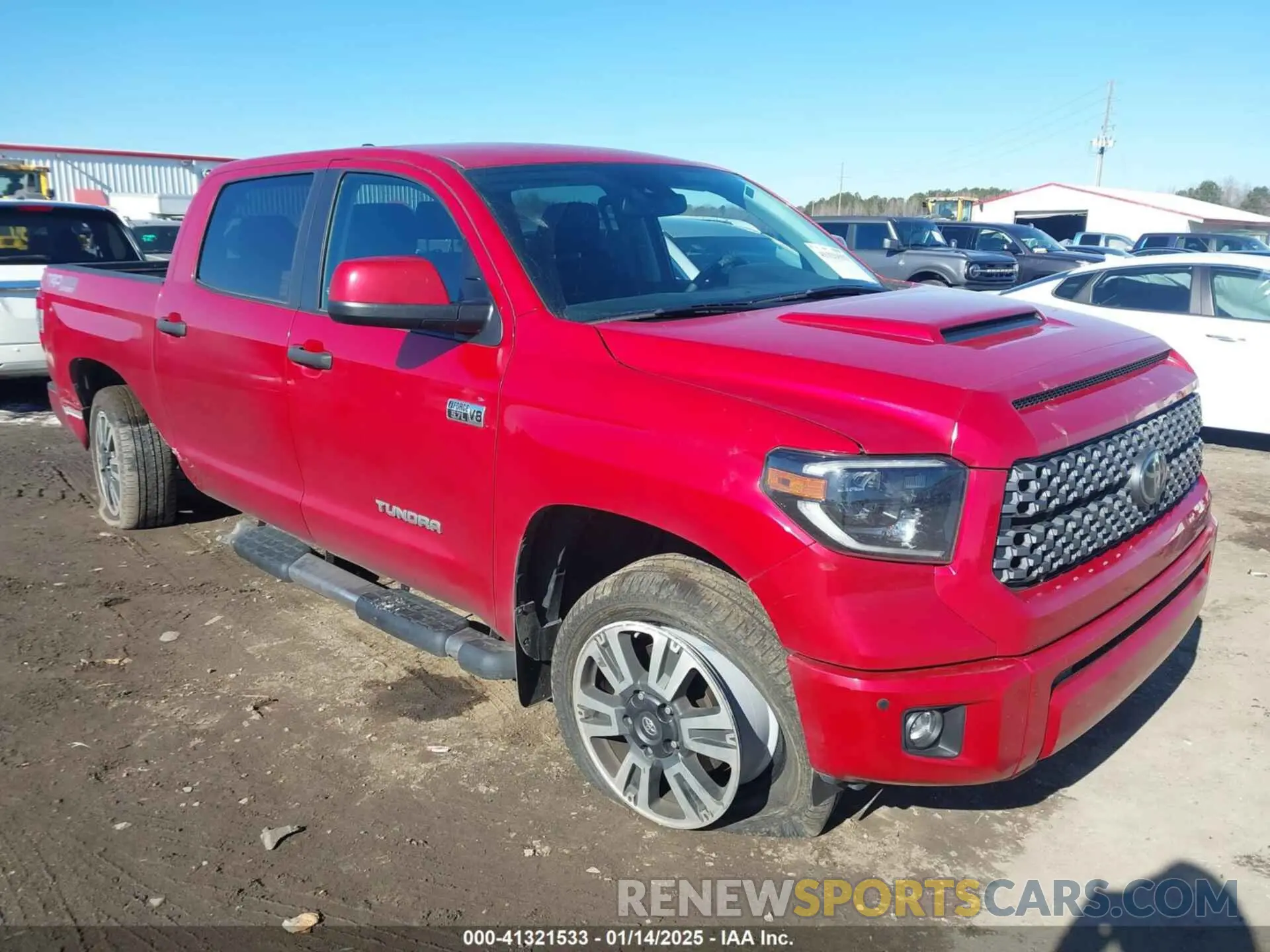 1 Photograph of a damaged car 5TFDY5F11MX010265 TOYOTA TUNDRA 2021