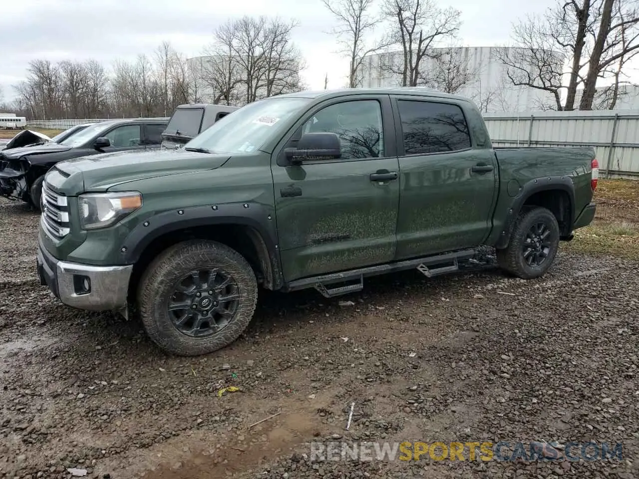 1 Photograph of a damaged car 5TFDY5F11MX031049 TOYOTA TUNDRA 2021