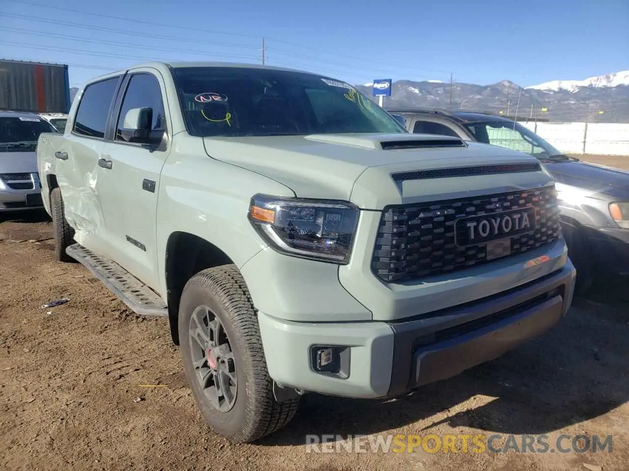 1 Photograph of a damaged car 5TFDY5F11MX972422 TOYOTA TUNDRA 2021